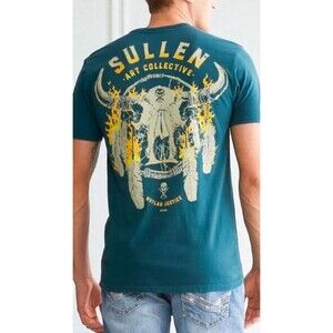 Sullen Art Collective T-shirt Mens 2XL Outlaw Justice Streetwear Bull Skull D30